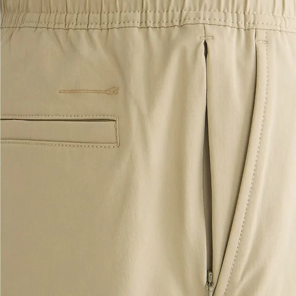 NWT J. Crew Tech Dock Pant Men’s Drawstring Khaki Tan Size XS